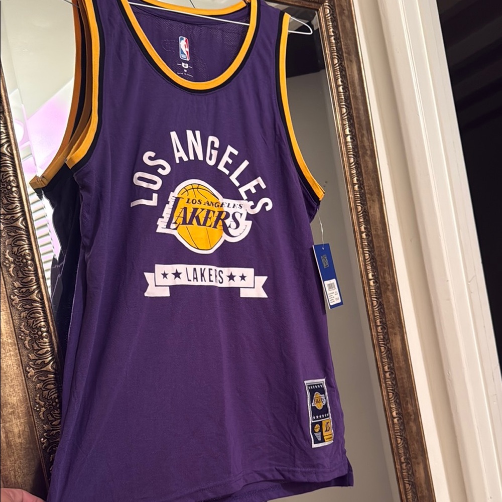 Purple and Yellow NBA Game Jersey